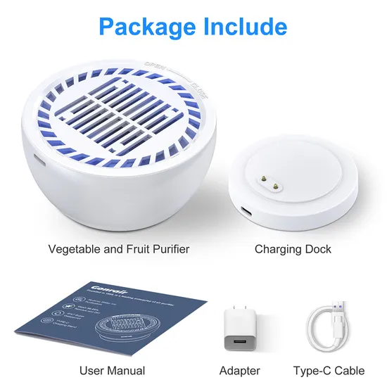 Portable Food Cleaner Uses Hydroxyl Ion Fruit and Vegetable Cleaning Machine 