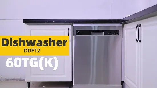 Smeta Freestanding 14 Sets Stainless Steel Kitchen Automatic Dishwasher with Auto Open 