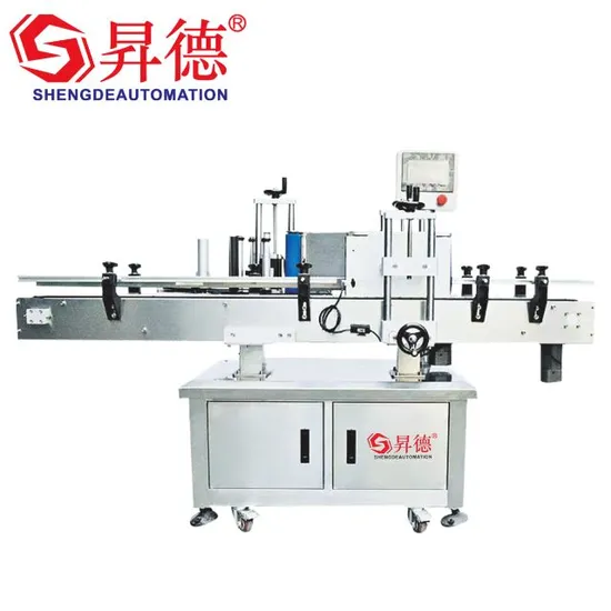 Automatic High Speed 40~60 Sheets/Minute Portable Round Bottle Sticker Labeler 