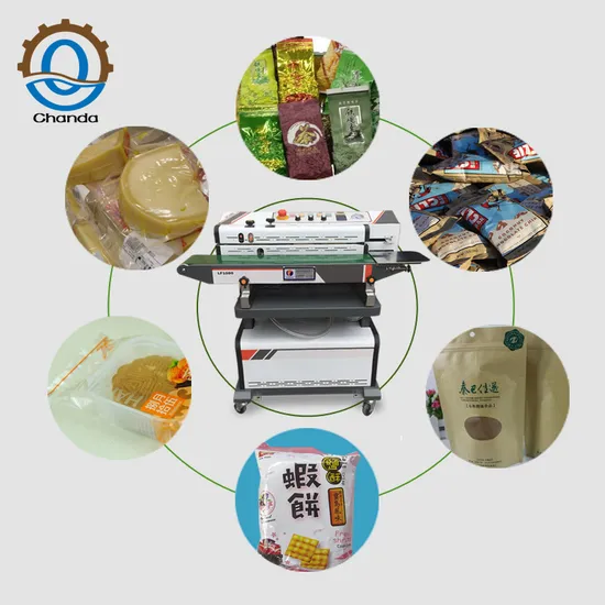 Lf1080 Portable Automatic Continuous Rice Vacuum Sealing Machine Nitrogen Flushing Sealing Machine with Factory Price for Sale 