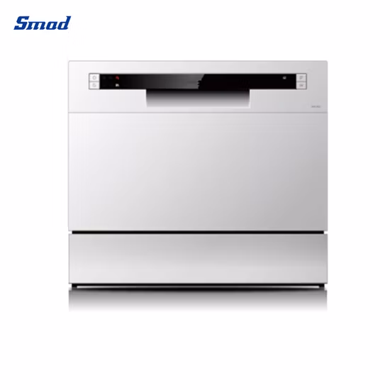 Household Wholesale OEM Kitchen Ultrasonic Professional Automatic Portable Countertop Tabletop Electric High Quality 6/8 Placing Sets Stainless Steel Dishwasher