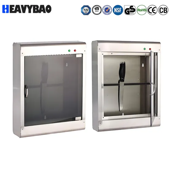 Heavybao Commercial Stainless Steel UV Cutlery Knives Fork Disinfection Sterilizer Cabinet 