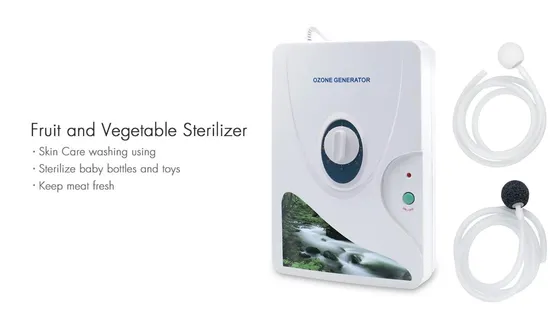 600mg O3 Sterilizer Ozone Water Air Purifier 