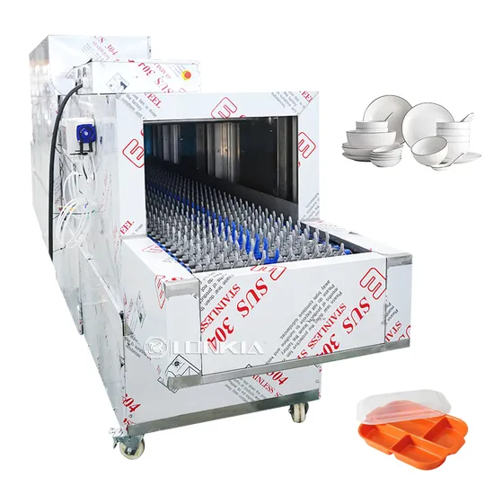 Electric High Temprature Conveyor Dishwasher Tunnel Dishwashing Machine 