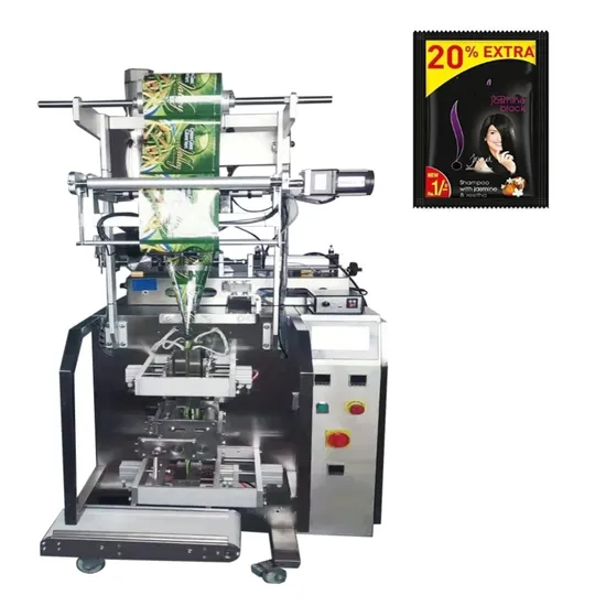 Liquid Handwashing Soap Lotion Filling and Weighing Small Pouch Mini Portable Sachet Automatic Vertical Shampoo Packing Machine 
