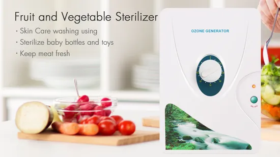 New Design Portable Fruit Washer Food Purifier Cleaning Machine Fruit and Vegetable Washer 
